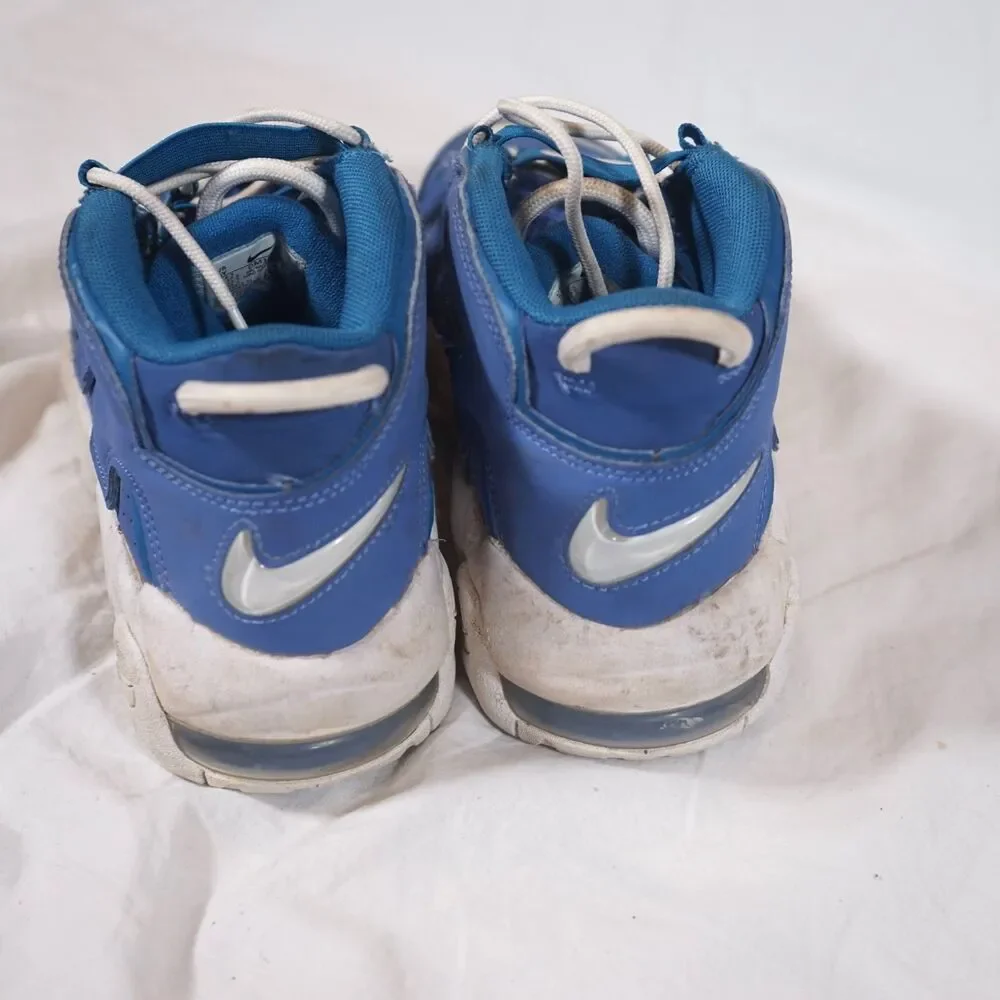 Nike Air More Uptempo Sneakers Blue White Youth Size 5Y DM1023-400